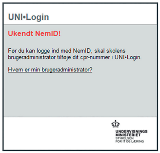 NemID ukendt